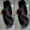 42 Inch 250 Density Bone Straight Lace Frontal Wig Human Hair Wig 13x6 Hd Transparent Lace Frontal Wig For Women Ready To Wear