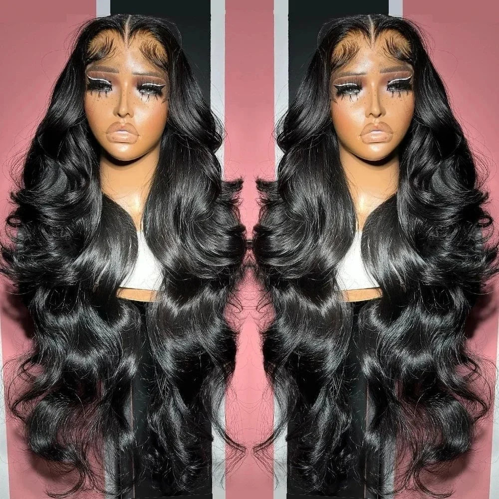 30 40 Inch Body Wave 13x6 Hd Transparent Lace Frontal Wig Human Hair 13x4 PrePlucked Lace Wigs For Women 360 Lace Front Hair Wig