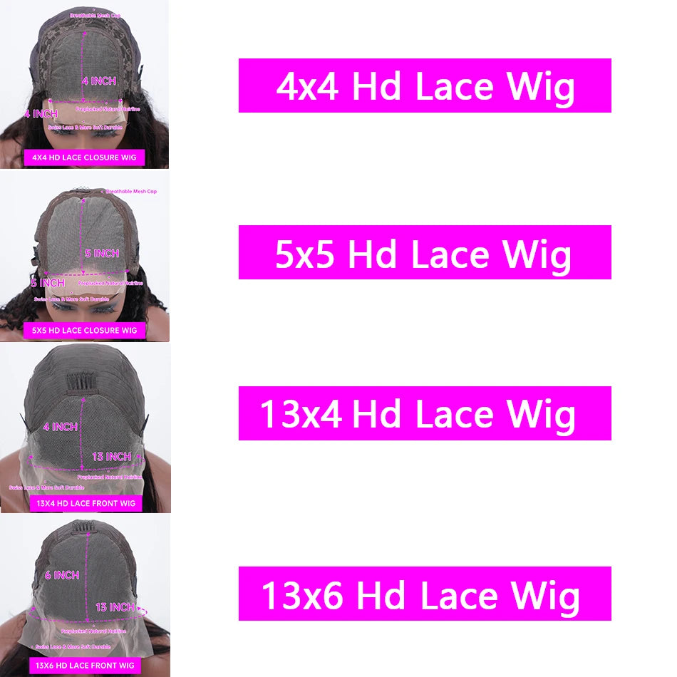 30 Inch 250 Density Highlight Honey Brown Curly Lace Front Human Hair Wigs 13x6 Ombre Colored Deep Wave Lace Frontal Wig