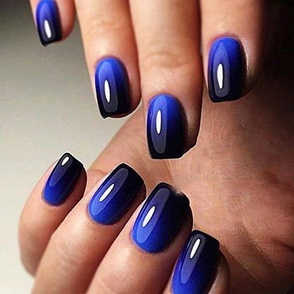 24PCS White Heart French Tip Press On Nails