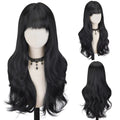 Red Long Straight Synthetic Wig – Halloween Cosplay & Daily Use with Headband