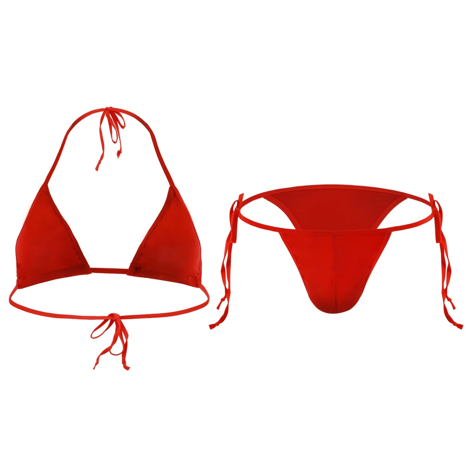 Men’s BDSM Harness Lingerie Set (Crop Top & Briefs)