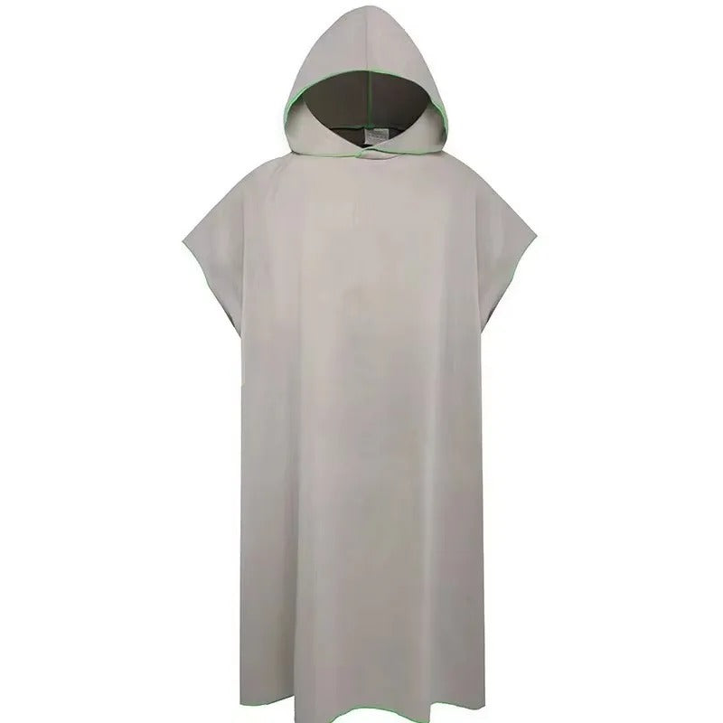 Surf Poncho Hooded Microfiber Beach & Swim Towel