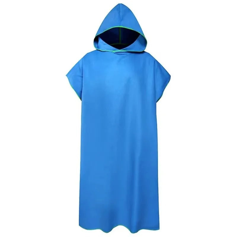 Surf Poncho Hooded Microfiber Beach & Swim Towel