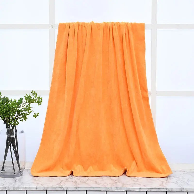 Super Large Microfiber Bath Towel – Ultra Absorbent, Quick-Dry, Soft & Multi-Purpose for Sports & Travel