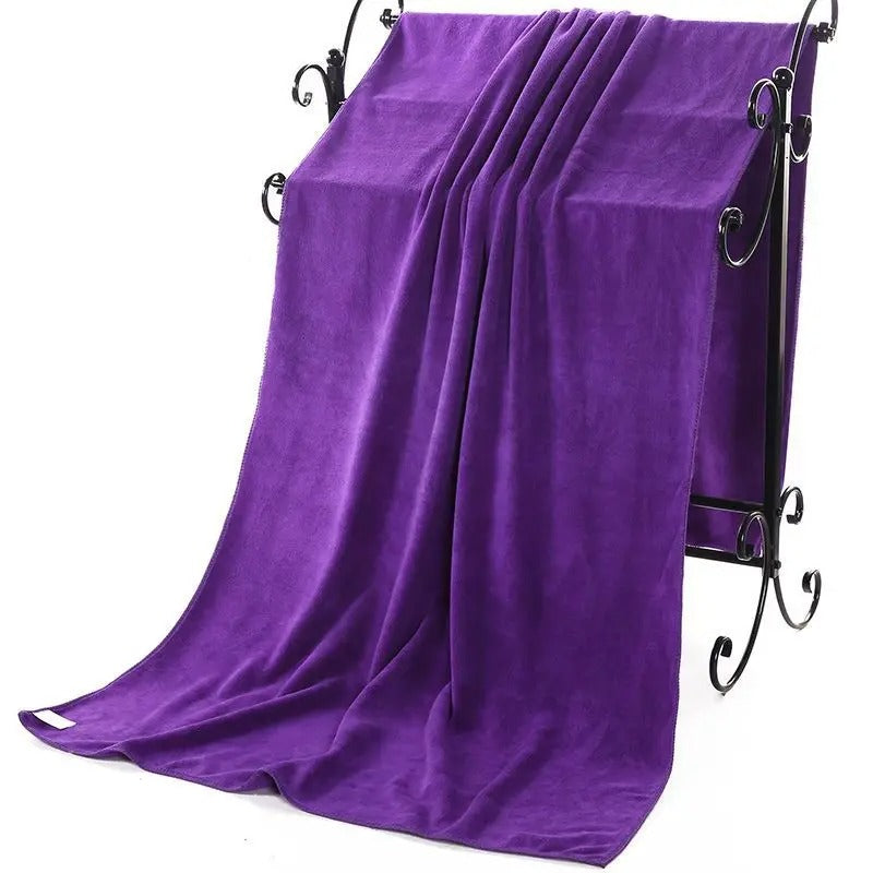 Super Large Microfiber Bath Towel – Ultra Absorbent, Quick-Dry, Soft & Multi-Purpose for Sports & Travel