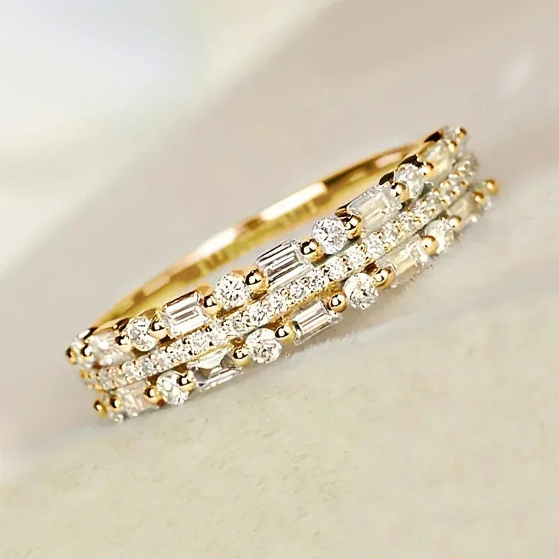 Zirconia Finger Ring for Women – Elegant Engagement & Party Jewelry