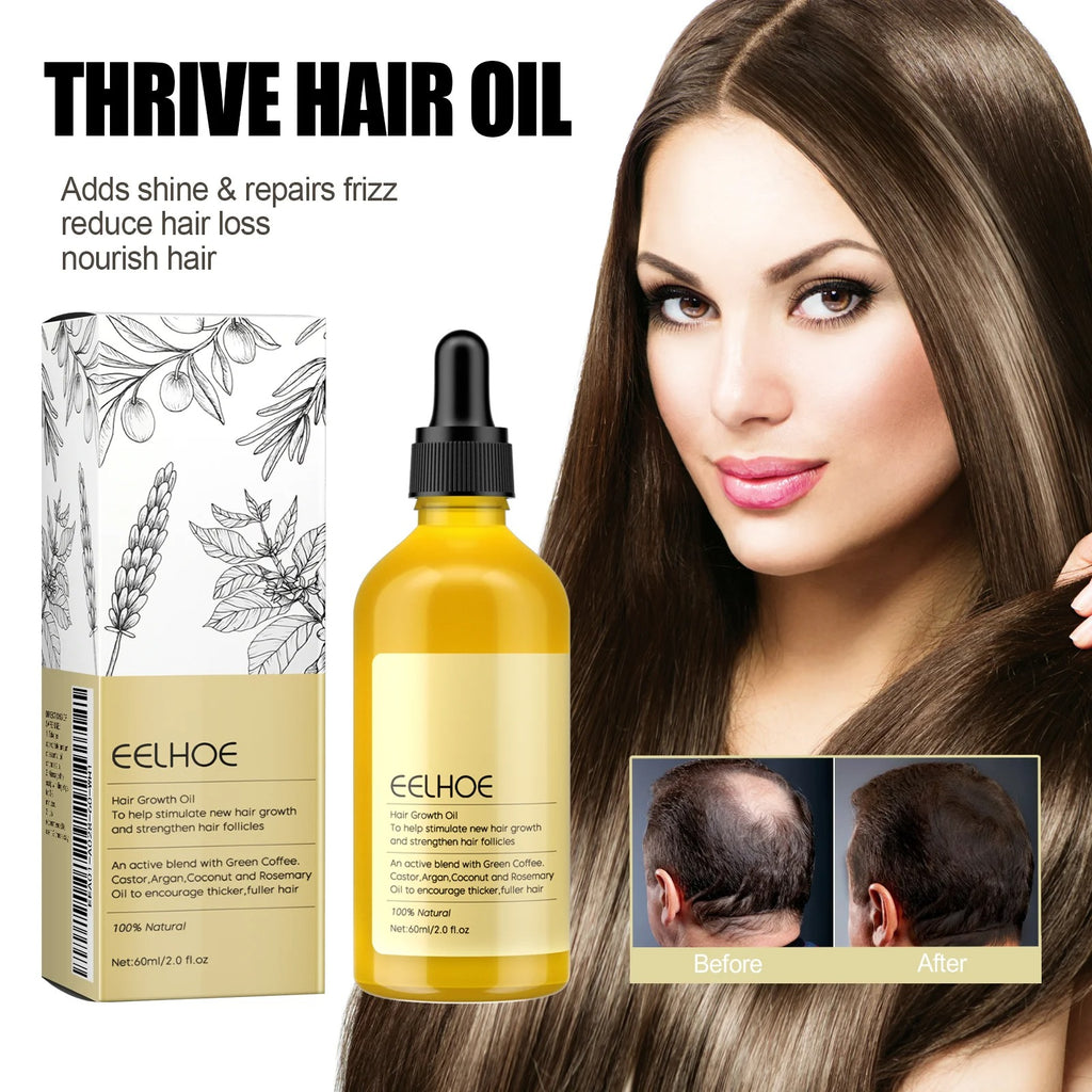 Eelhoe Rosemary Hair Oil – Hair Growth & Scalp Nourishing Serum