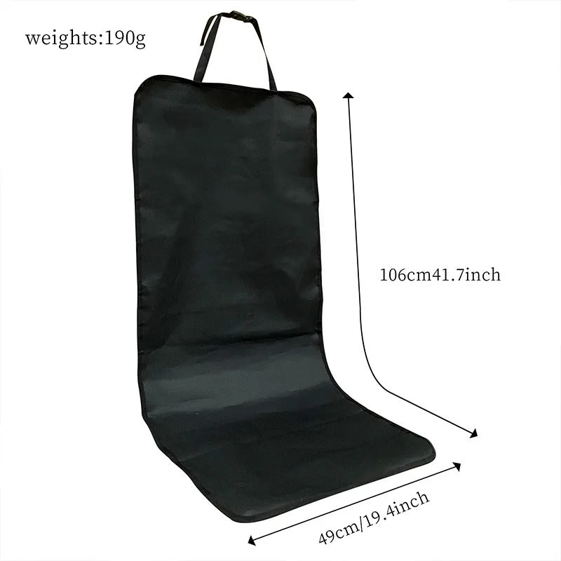 Waterproof Pet Car Front Seat Cover (106×49cm) – Oxford Cloth for Dogs & Cats