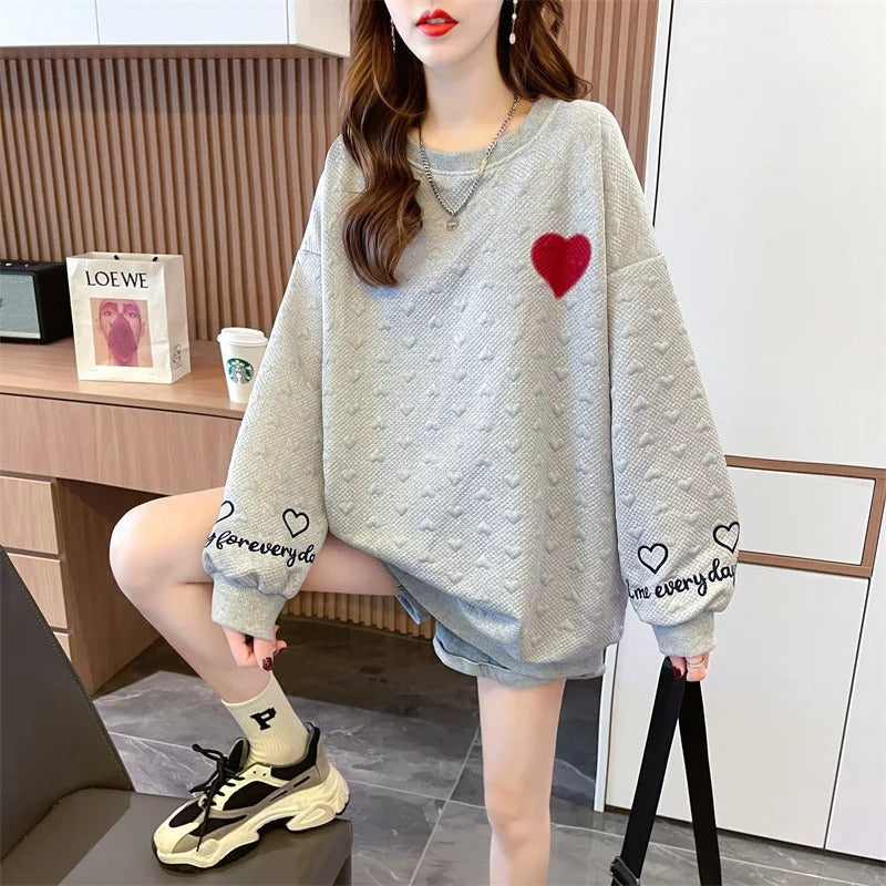 Japanese Embroidered Jacquard Sweatshirt (AW 2025, Thickened, Long Sleeve)