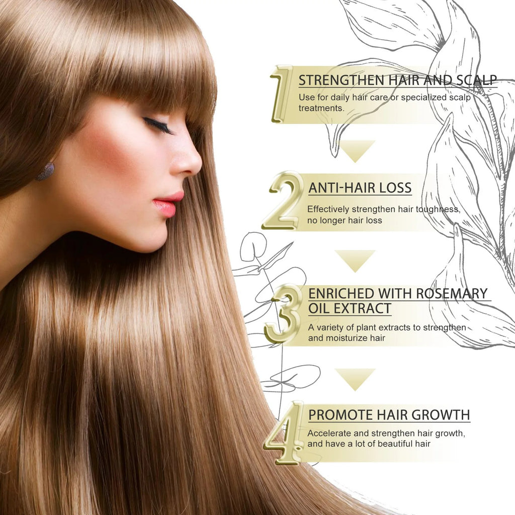 Eelhoe Rosemary Hair Oil – Hair Growth & Scalp Nourishing Serum
