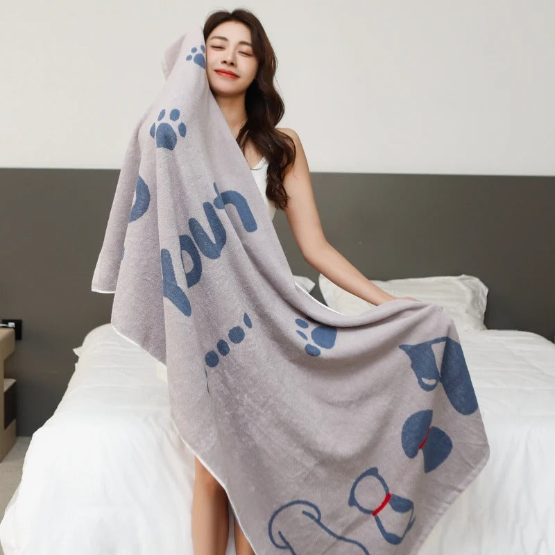 Cotton Bath Towel – Thick, Soft, Quick Dry & Highly Absorbent (Men’s Use)