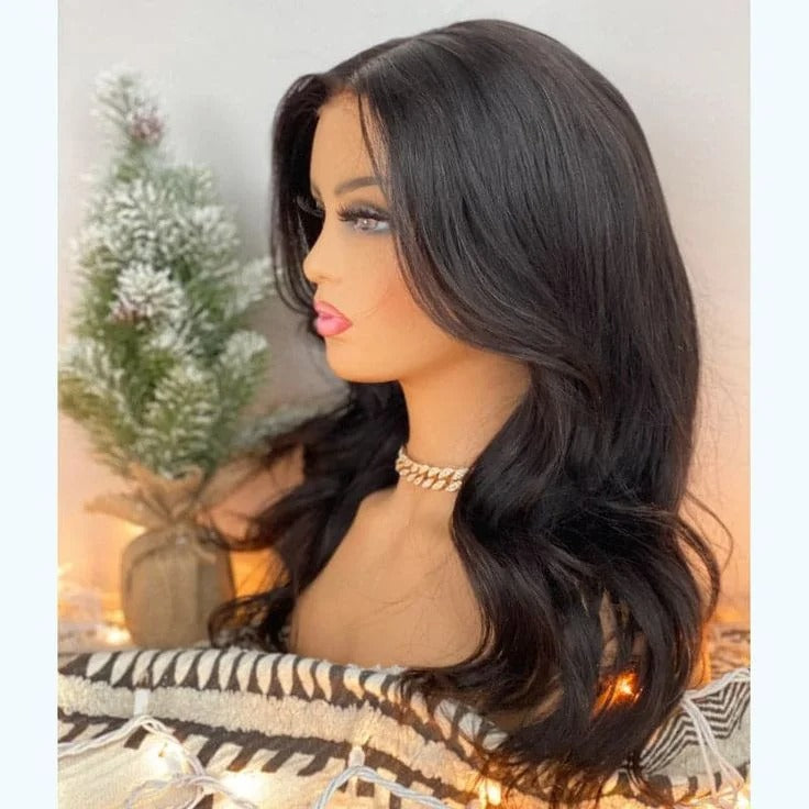 13x4 HD Lace Body Wave Human Hair Wig 200% Density Glueless
