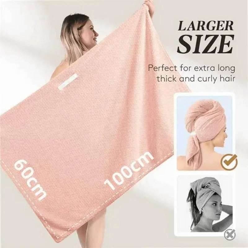 Super Absorbent Quick-Dry Thick Hair Cap (Individually Packed)