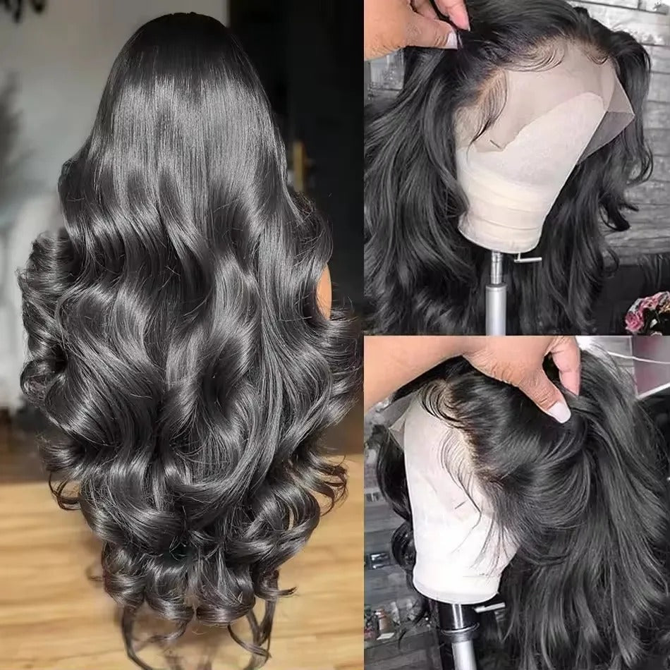 Body Wave HD Lace Front Human Hair Wig (13x4/13x6, Pre-Plucked, 30–40")