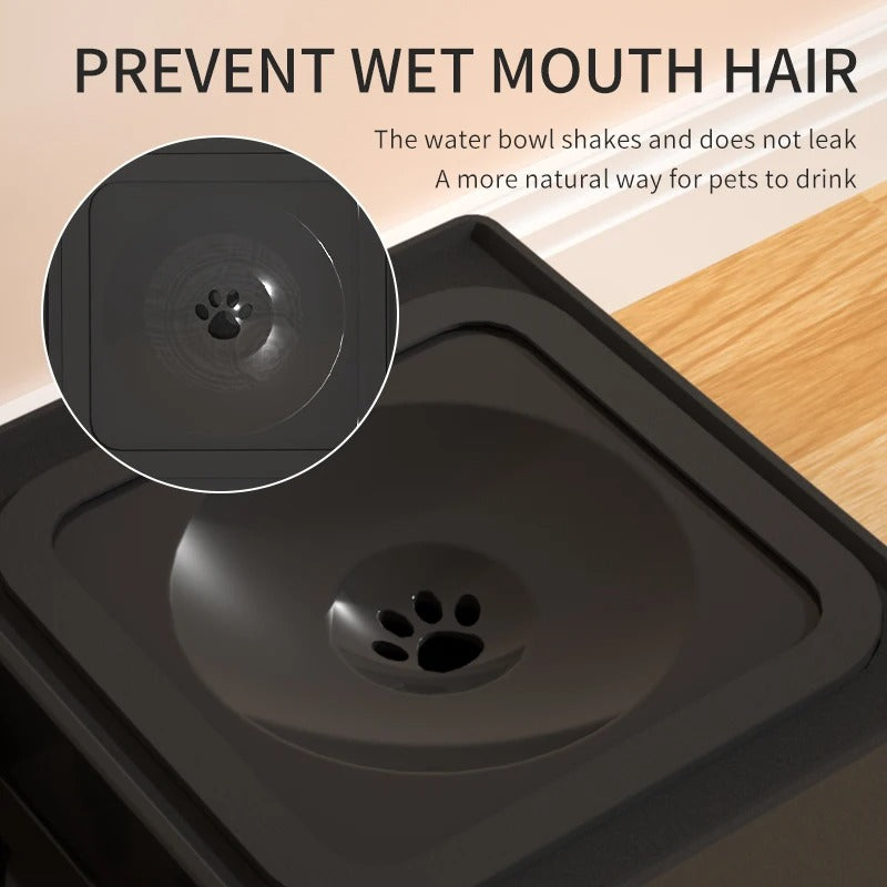 Adjustable Pet Feeding Bowl with Water Container for Dogs & Cats 🐶🐱