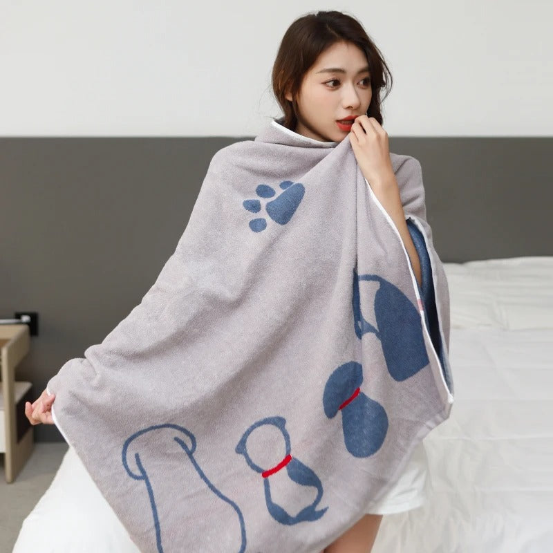 Cotton Bath Towel – Thick, Soft, Quick Dry & Highly Absorbent (Men’s Use)