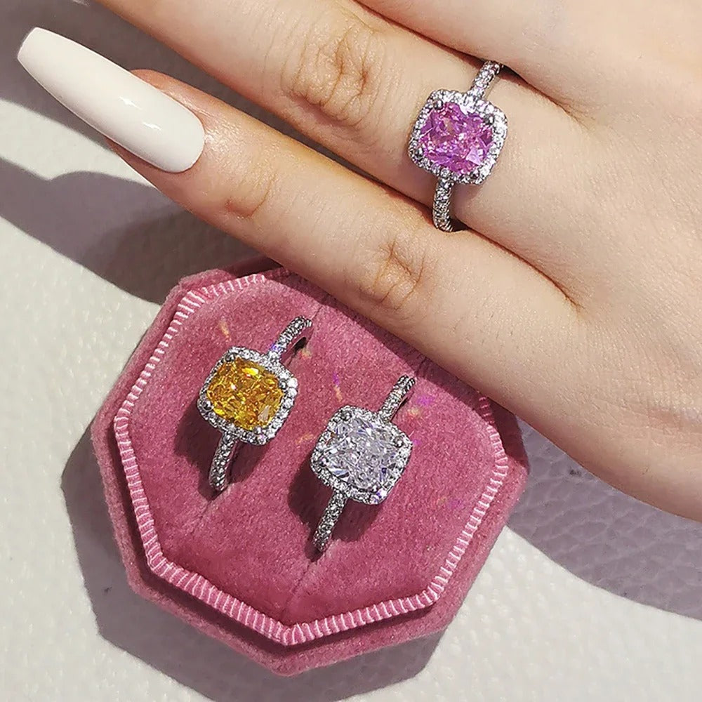 Two-Tone Solid Design Women’s Wedding & Engagement Ring (R466B)