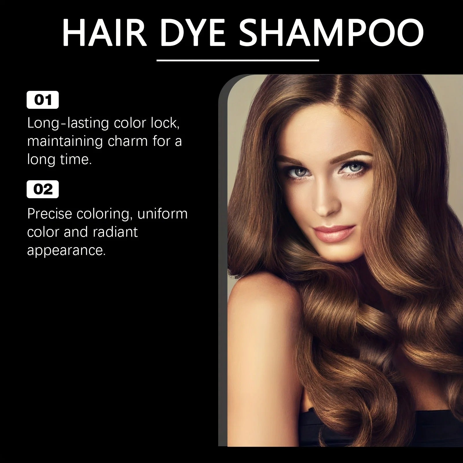 Purple Hair Dye Shampoo 3-in-1 – Easy & Long-Lasting Color