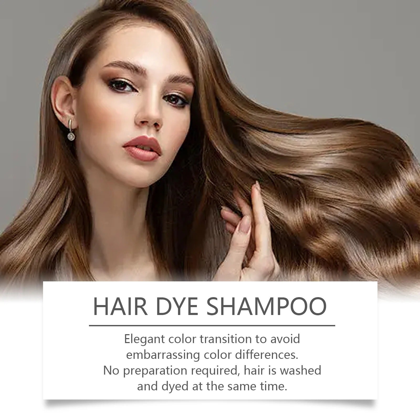 EELHOE Red Hair Color Shampoo 100ml – Herbal Nourishing Long-Lasting Hair Dye