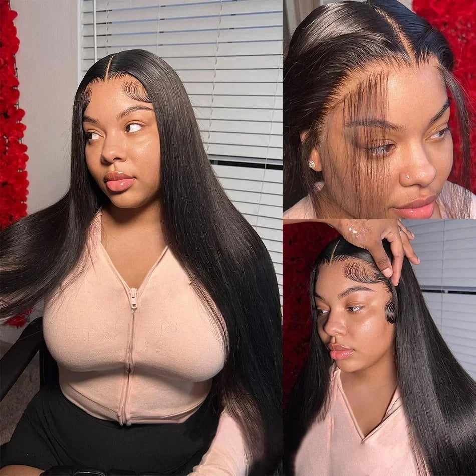 Wear & Go 6x4 Bone Straight Glueless Human Hair Wig