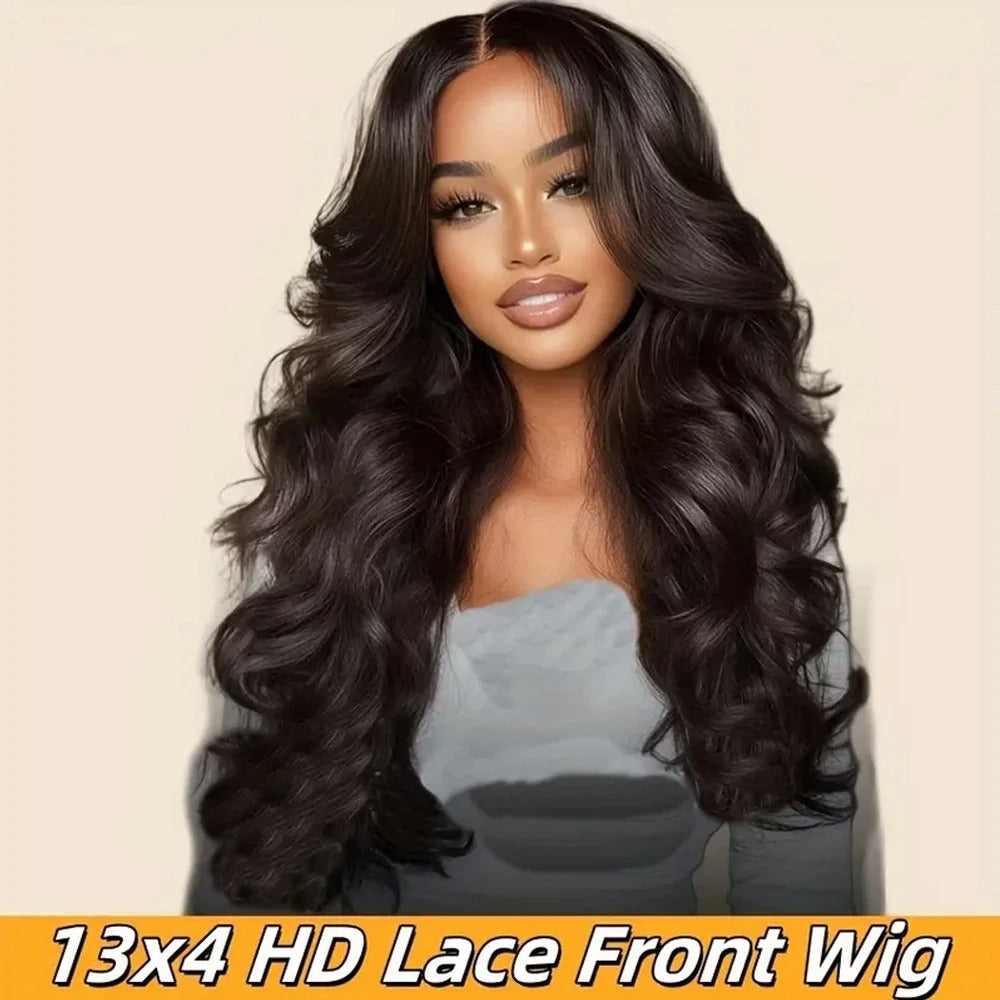 HD 13x4 Body Wave Lace Front Wig – Pre-Plucked with Baby Hair, Natural Look
