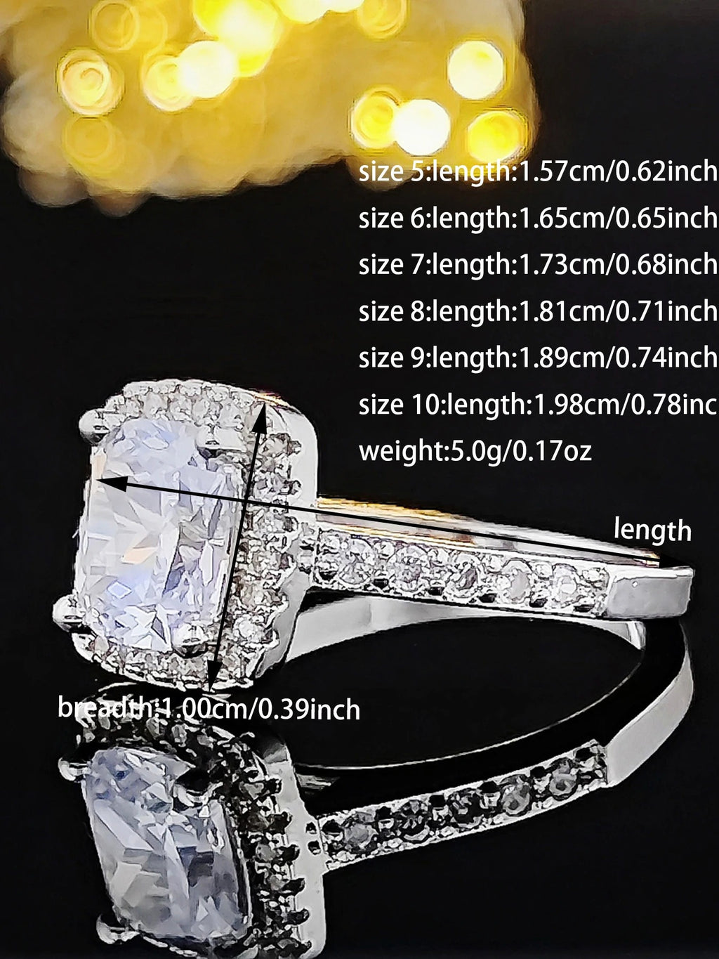 Two-Tone Solid Design Women’s Wedding & Engagement Ring (R466B)