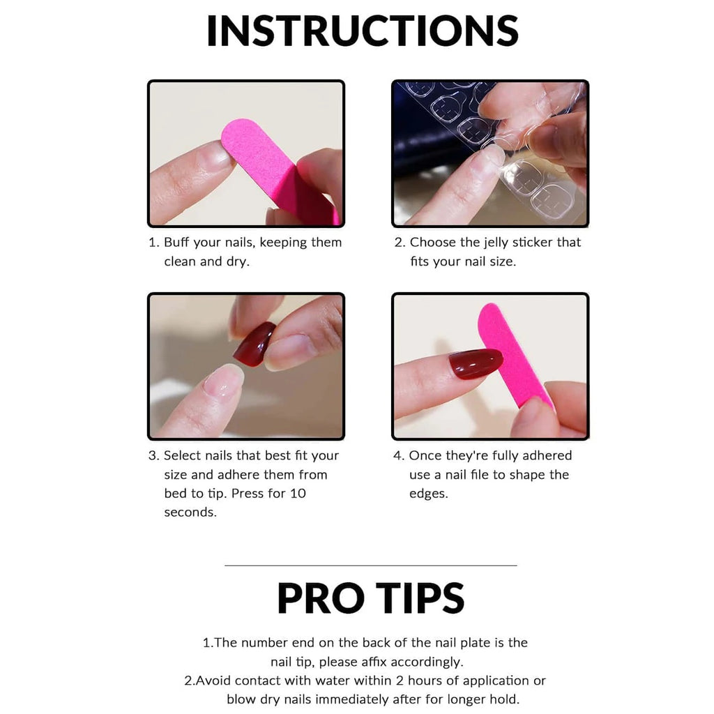 10Pcs Almond Press-On Nails with 3D Flower Design & French Tips