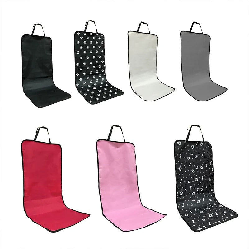 Waterproof Pet Car Front Seat Cover (106×49cm) – Oxford Cloth for Dogs & Cats