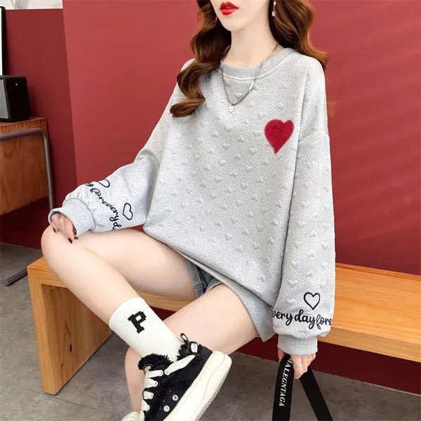 Japanese Embroidered Jacquard Sweatshirt (AW 2025, Thickened, Long Sleeve)