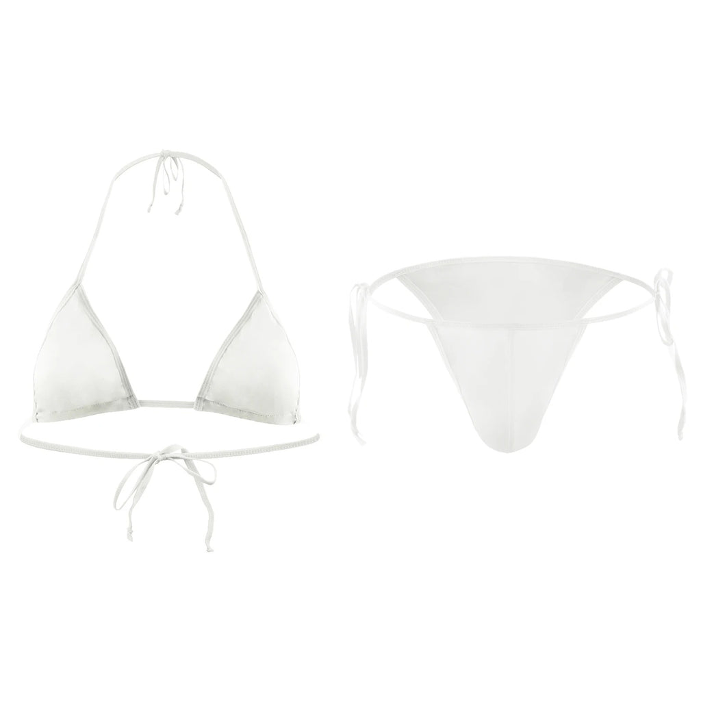 Men’s BDSM Harness Lingerie Set (Crop Top & Briefs)