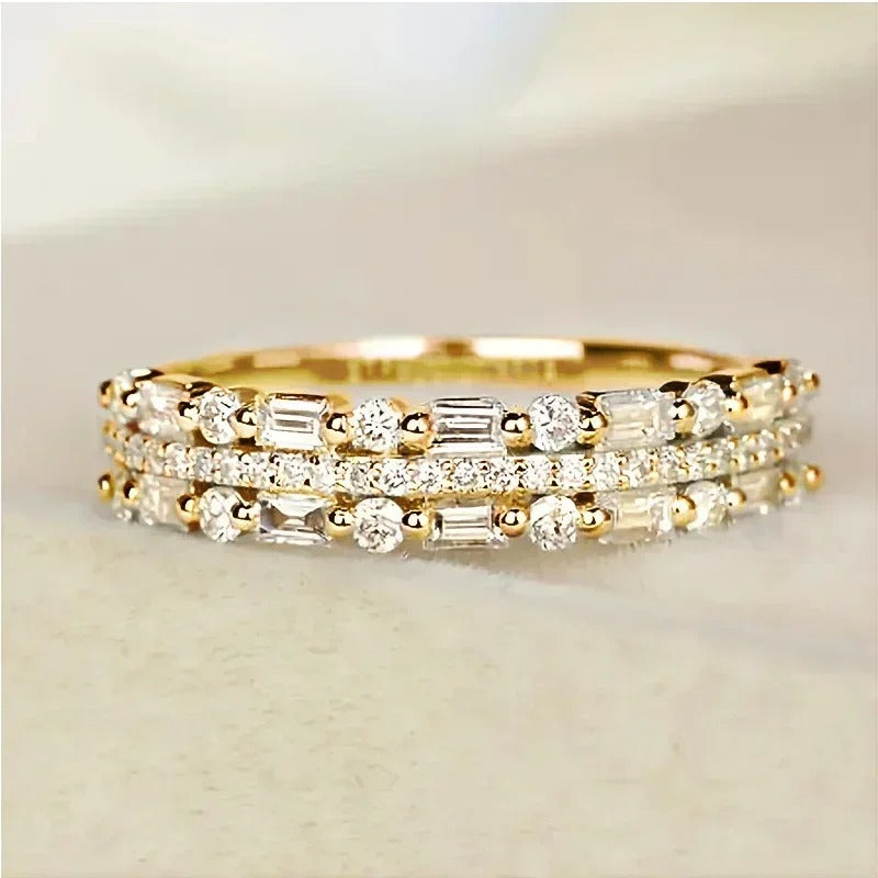 Zirconia Finger Ring for Women – Elegant Engagement & Party Jewelry