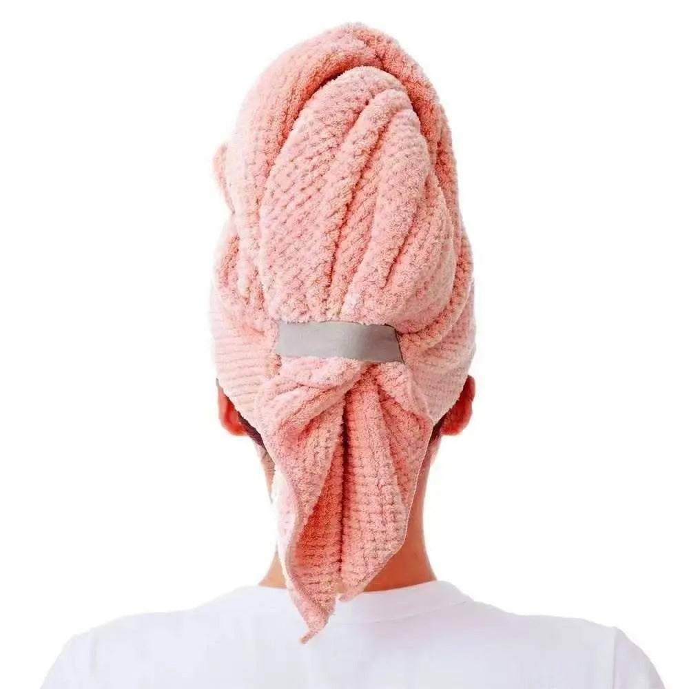 Super Absorbent Quick-Dry Thick Hair Cap (Individually Packed)