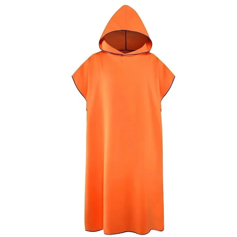 Surf Poncho Hooded Microfiber Beach & Swim Towel