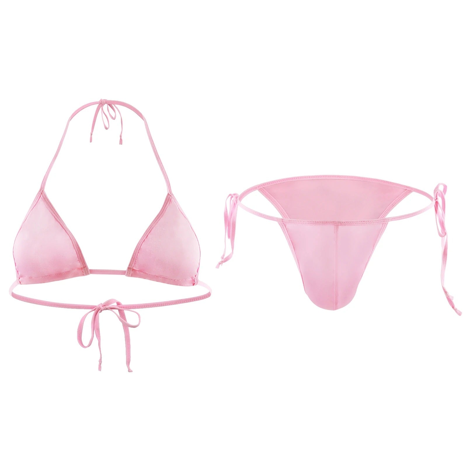 Men’s BDSM Harness Lingerie Set (Crop Top & Briefs)